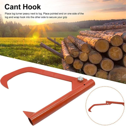 Roller Felling Lever Log Peavy Rustproof Cant Hook Tools 1