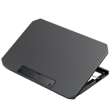 Gaming laptopkoeler voor 12-16 inch notebooks en laptops, zwart.