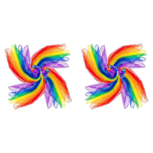 Lot de 24 foulards de jonglage pour enfants, foulards rythmiques pour les mouvements des enfants