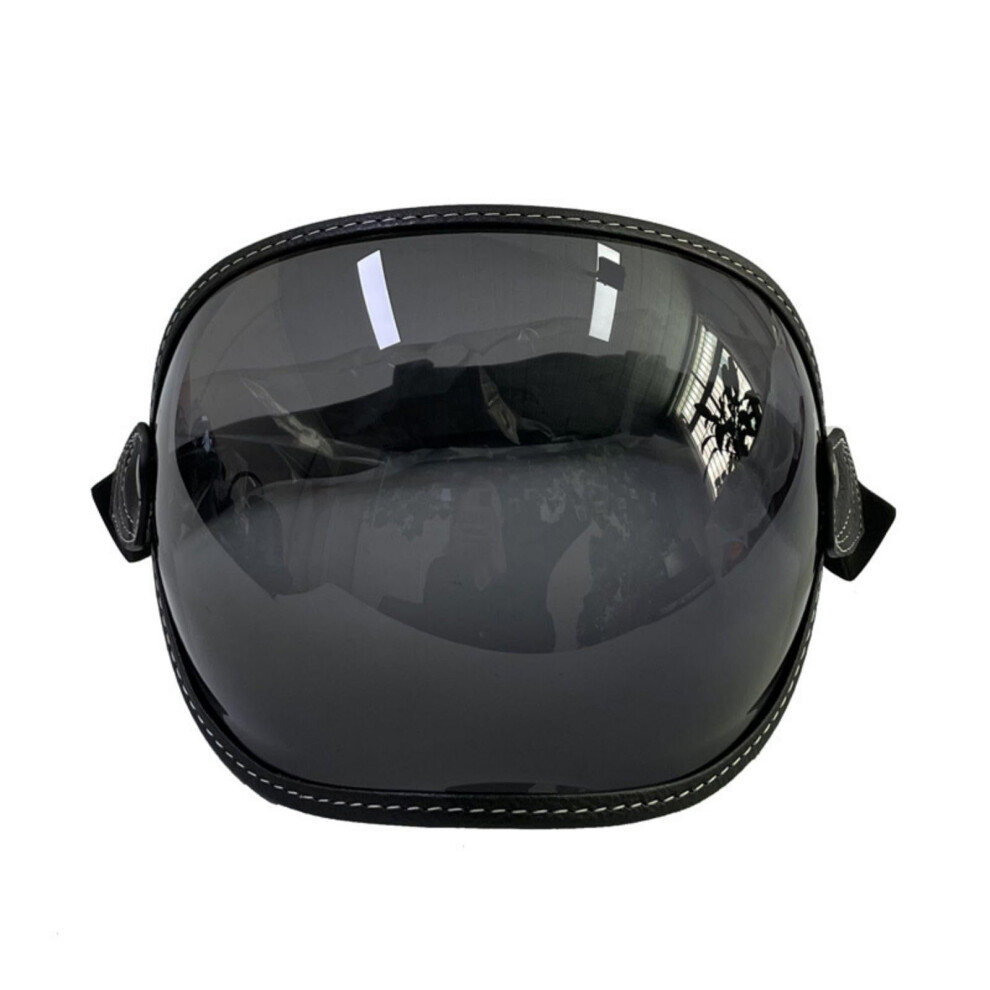 Helmet Shield Bubble Lens Replacement Helmet Goggles Open Face Helmet Lens Windshield Lens Scratchresistant Grey 9412369668639