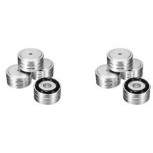 4 stuks 40x20mm aluminium HIFI AMP luidsprekerisolatiestandaards (zilver)