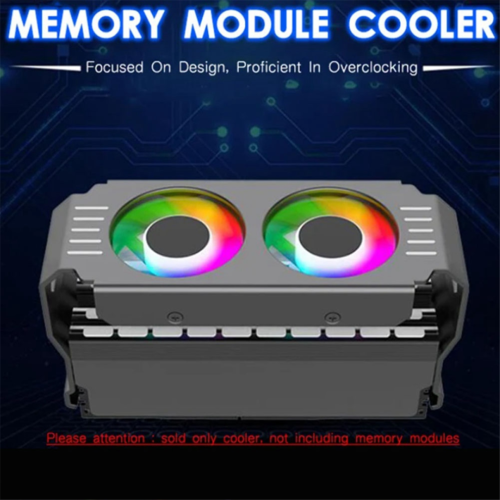 Dissipatore per modulo di memoria RAM per computer PC DDR4/5 RGB (A) 1