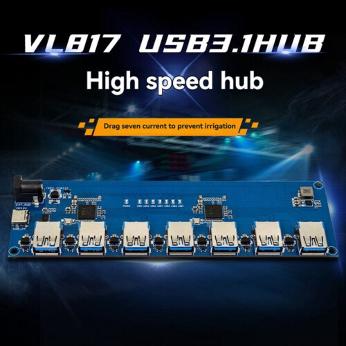 Μονάδα διανομέα USB3.1 VL817, υψηλής ταχύτητας διανομέας USB 1 1