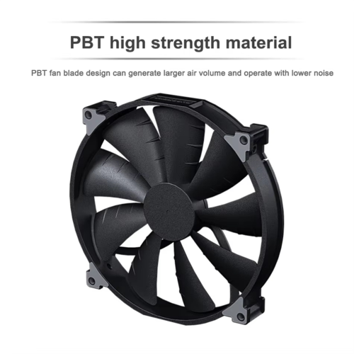 Ventola per case computer PH-F200SP nera ad alto volume d'aria 2