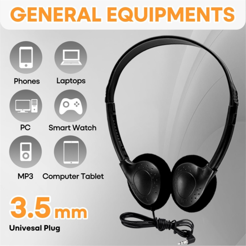 12 Pack Kids Headphones for Classroom School Students 1