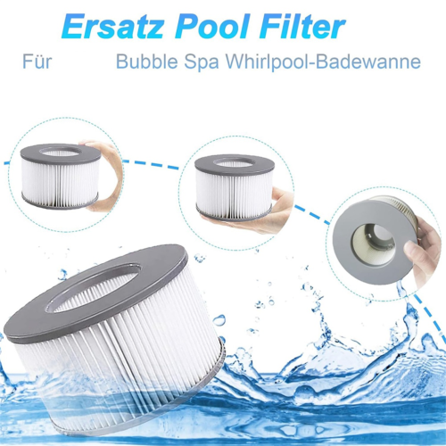 6 Stück Ersatzfilterkartuschen für MSpa-Filter 2