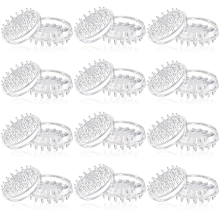 24 protectores de alfombras con pinchos para patas de muebles