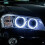 1 σετ λαμπτήρες LED αυτοκινήτου Angel Eyes H8 6W λευκοί για E90 E92 3
