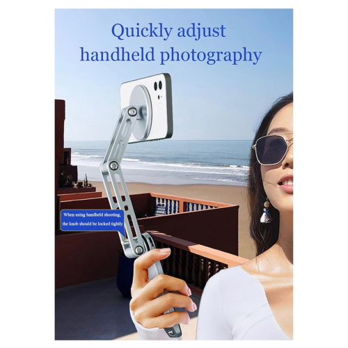 Supporto 2 in 1 per telefono e tablet, ideale anche come bastone per selfie. 2