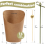 50 coupelles de charcuterie Kraft de 14 oz avec 200 bâtonnets (2 types) 2