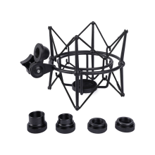Microphone Shock Mount Adjustable Mount (Black)