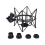 Microphone Shock Mount Adjustable Mount (Black) 1
