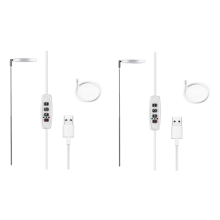 2X Växtlampor för inomhusbruk, fullspektrum LED-växtbelysning