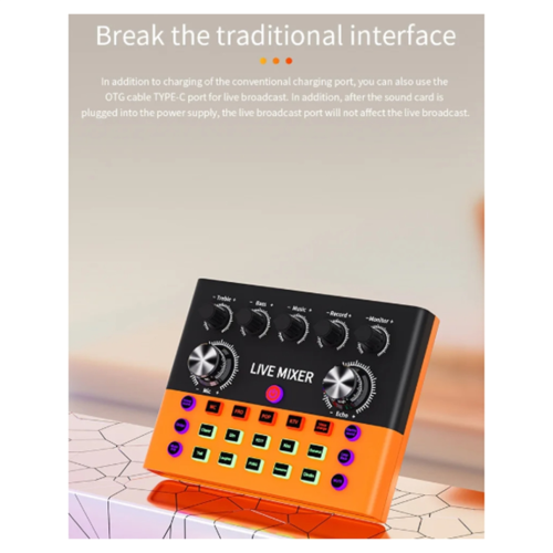 Scheda audio professionale, mixer audio live, streaming live 2