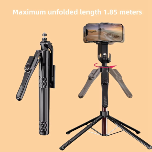 Asta per selfie da 1,85 m con treppiede per smartphone Android da 16, 15, 14 e 13 Pro Max. 1