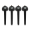 Cello Ebony String Shaft Hand-Carved Abalone Shell Cello Tuning Knob 2