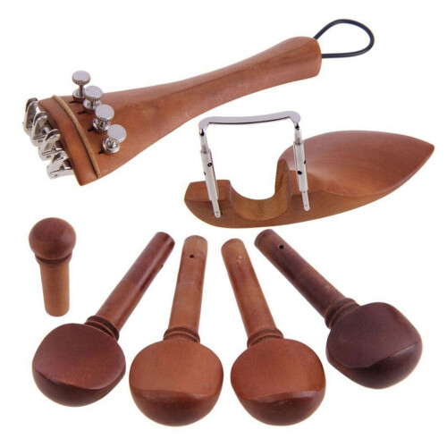 Professional Maple Wood Violin Shoulder Rest Adjustable 3/4 4/4 Size 1