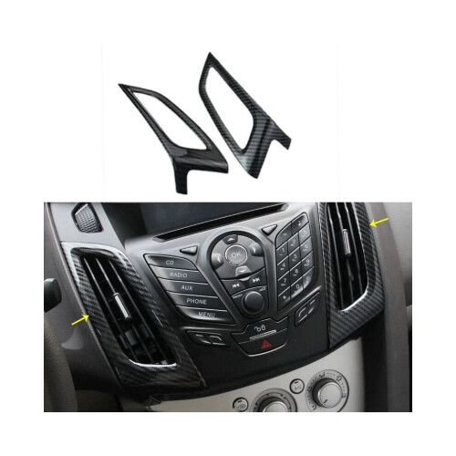 2PCS for Focus MK3 2012-2014 Air Conditioner Vent Outer Frame Trim 1