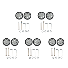 Reparación de rodillos de polea de maleta de avión, piezas de rueda silenciosa, 55 x 12 mm
