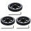 3Pcs 200X6mm Industrial Aluminum Rubber Measuring Encoder Wheel 1