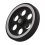 3Pcs 200X6mm Industrial Aluminum Rubber Measuring Encoder Wheel 3