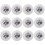 LED-lasinaluset, 36 kpl valaisevia lasinalusia, LED-pullovalot 2