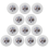 LED-lasinaluset, 36 kpl valaisevia lasinalusia, LED-pullovalot 3