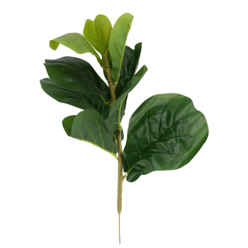 Μικρό τεχνητό δέντρο Ficus Lyrata 11 ιντσών με τεχνητό βιολί για διακόσμ 1
