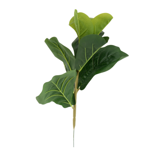Μικρό τεχνητό δέντρο Ficus Lyrata 11 ιντσών με τεχνητό βιολί για διακόσμ 2