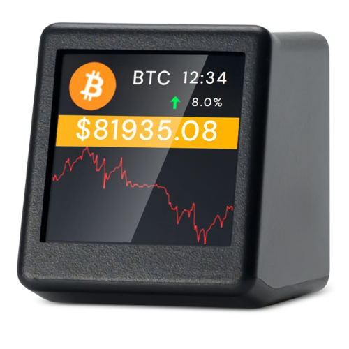 Nuovo tracker di criptovalute WiFi 2.4G, visualizzatore di prezzi di criptovalute per NerdMiner A