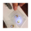 5 τεμάχια αυτοκόλλητο νυχιών NFC Flash LED Bare Chip Luminous Lamp, σκούρο μπλε 4