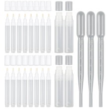 Lot de 20 marqueurs de peinture acrylique rechargeables, stylos vides Ă remplir