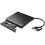 Θήκη εξωτερικής μονάδας δίσκου DVD CD-ROM RW USB 3.0 SATA 5Gbps, μαύρο 2