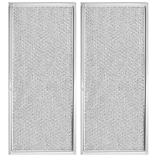 2 pezzi Filtro antigrasso per microonde Filtro a rete in alluminio per