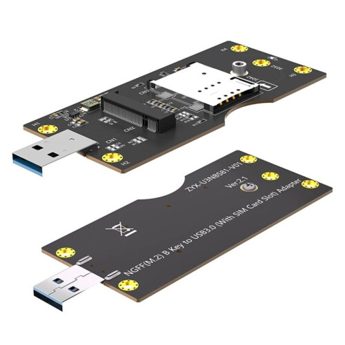 NGFF(M.2)-zu-USB-3.0-Adapter mit SIM-8-Pin-Kartensteckplatz