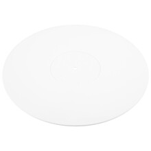Draaitafelmat van acryl voor vinyl LP-platenspelers - 12 inch (wit)