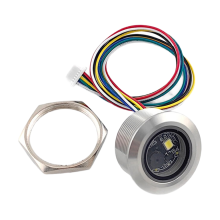 Module de code QR rond GM861-LED 2D/1D USB/UART DC3.3V argenté