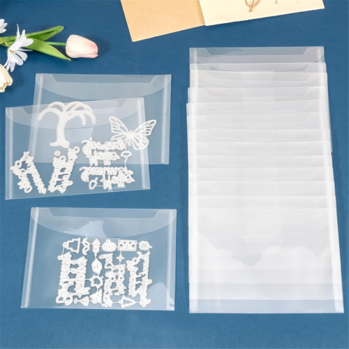 Stamp and Die Storage Pockets Reusable Storage Transparent C 2