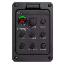 201 Klassisk EQ-stämapparat för akustisk gitarr, 4-bands equalizer, inbyggda förförstärkare