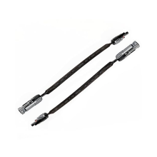 Cable solar de 1 par para ventana, cableado plano de 16 pulgadas para panel solar.