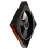 Ventola per case PC Star Ring Ciclo Specchio Luce Ventola di Raffreddamento B 2