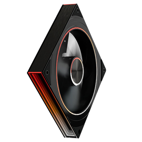 Ventola per case PC Star Ring Ciclo Specchio Luce Ventola di Raffreddamento B 1