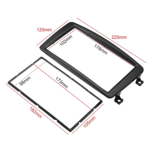 2-DIN autoradio dashboardframe met dvd-speler 2