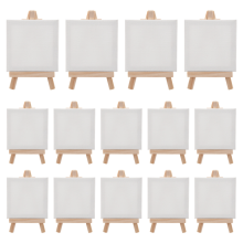 14-delige mini canvas- en schildersezelpenselenset, canvas inch