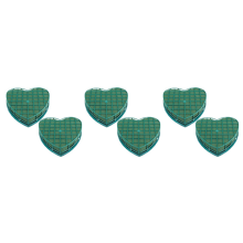 2 pezzi Portafiori a forma di cuore in spugna floreale con spugna floreale