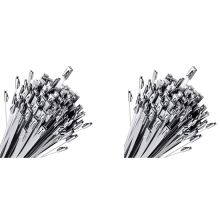 Lot de 100 attaches pour clôture en grillage, pour jardin, ferme, cages pour animaux et clôture extérieure