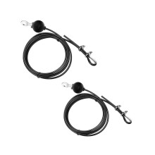 Cable de acero resistente ajustable para gimnasio de 2 metros