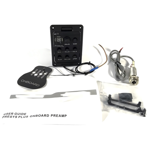 201 Classic Acoustic Guitar EQ Tuner 4-Band Equalizer Ενσωματωμένοι Προενισχυτές 2
