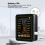 MT07CO 6-in-1 Binnenluchtkwaliteitsmonitor PM2.5 PM10-tester Wit 4