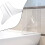 Effective Shower Splash Guard, Removable Acrylic Bathtub Corner Guard 3